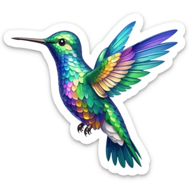 Hummingbird sticker