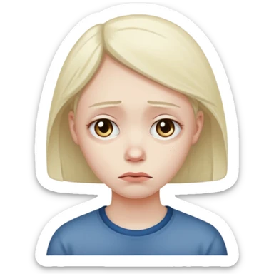 Con sueño triste sticker