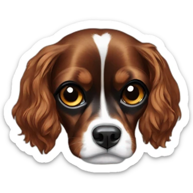 black cavalier king sticker