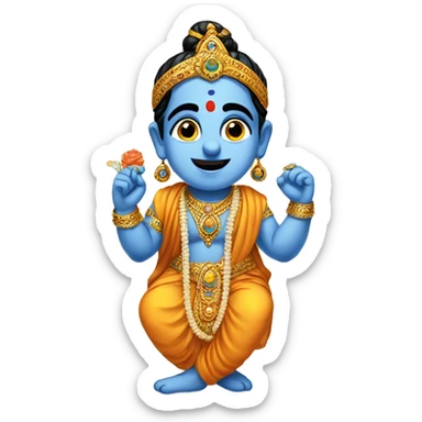 shri krishna sticker