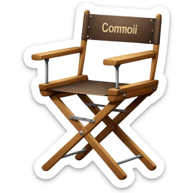 with name written on it name director film director chair sticker