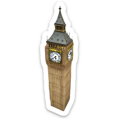 big ben london sticker