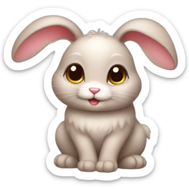 cute bunny sticker