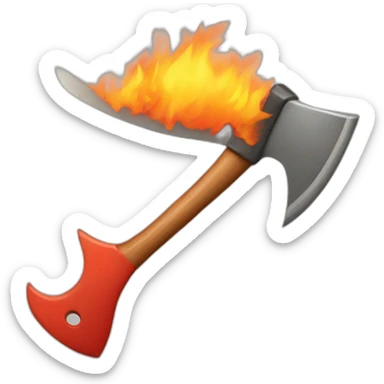 fireworker axe sticker