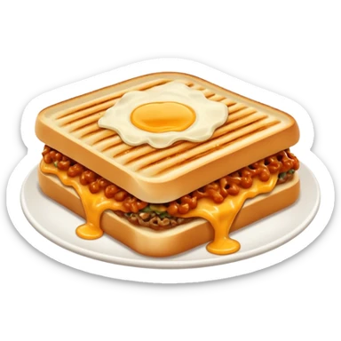 one panini Bolognese with cheese sticker