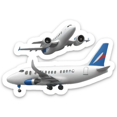 Plane dancing sticker