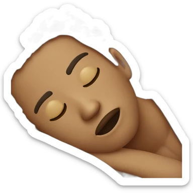 Chat qui dort sticker