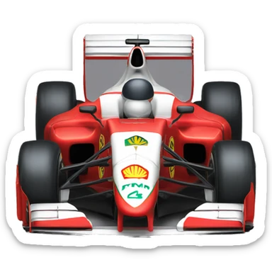 Ferrari formula 1 car sticker