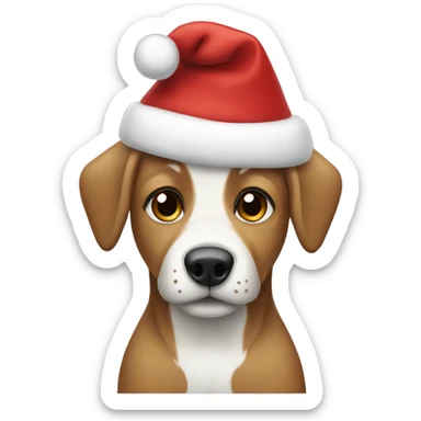 christmas dog  sticker