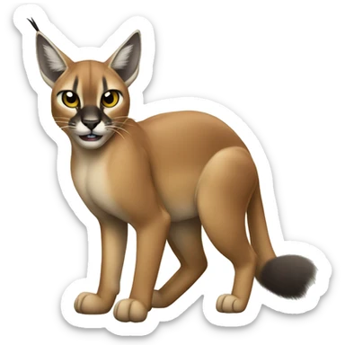 caracal farted sfw sticker