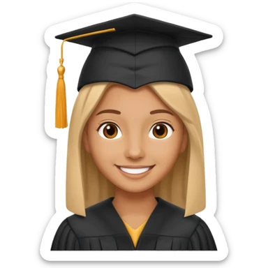 Necesito una egresada de la universidad sticker