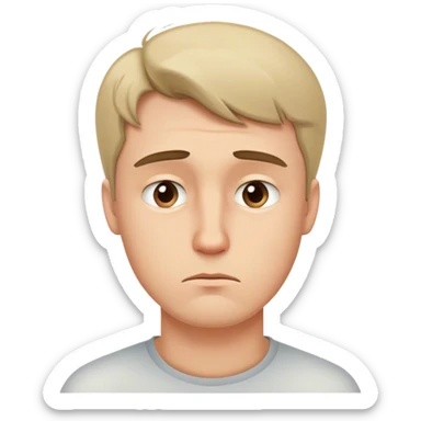 Man missing his girlfriend. Romantic but in a sweet way sticker