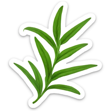 Tarragon leaves sticker