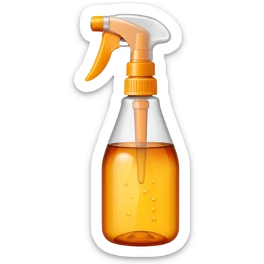 Spray bottle amber  sticker