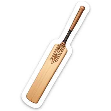 cricket bat emoji in text sticker