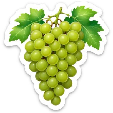 grapes cluster natural sugar energy sticker