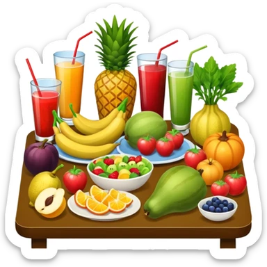 food and drinks sticker