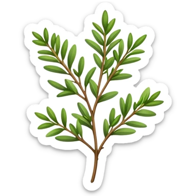 a sprig of thyme sticker