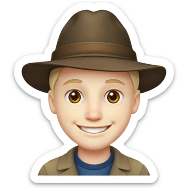 Male bog dih sticker