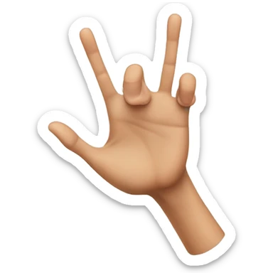 finger expression "toz" sticker