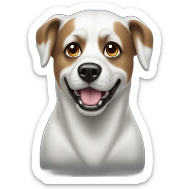 ghetto ghost dog sticker