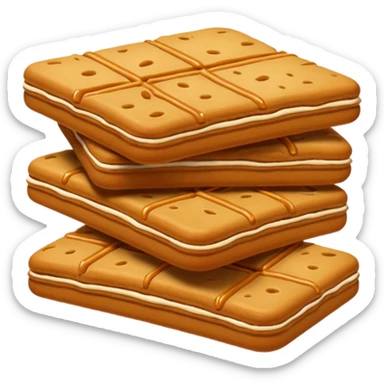 biscoff brand sticker