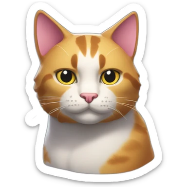 Purradise Meowscles fortnite buff cat sticker