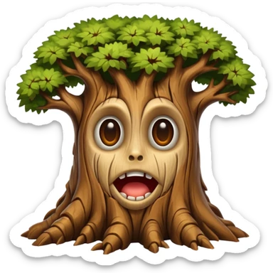 hallow tree sticker
