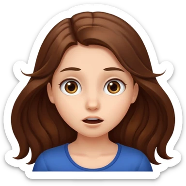 i said amazed not happy sticker