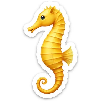 seahorse emoji sticker