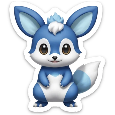 Shiny Minccino-Piplup-Oshawott-Meowstic-Hybrid (Full body) sticker