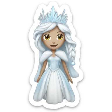 Snow queen sticker