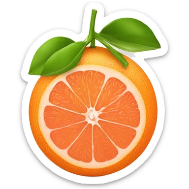 grapefruit sticker
