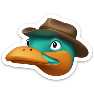 Perry the Platypus sticker