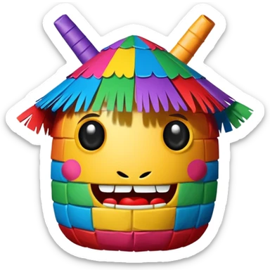 mexican pinata sticker