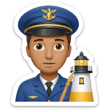 lighthouse Keeper cleaning lens sticker