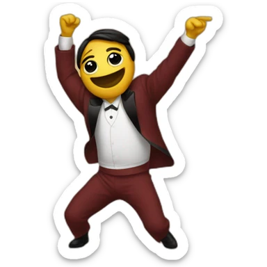 Porro bailando sticker