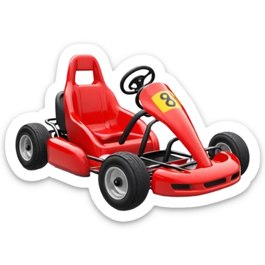Go kart sticker