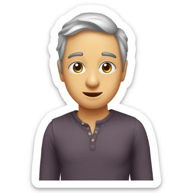 Una carita con los ojos hacia arriba y silbando, saliendo las notas del sonido de sus labios sticker