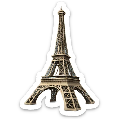 Eiffel tower sticker