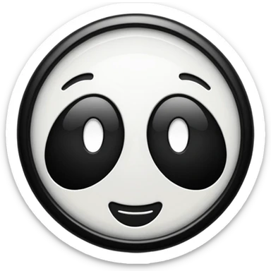 the classic fast forward emoji ⏩  in black and white sticker