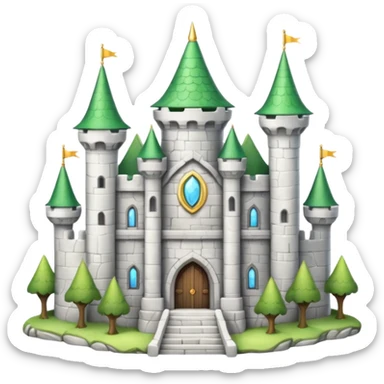 elf castle sticker