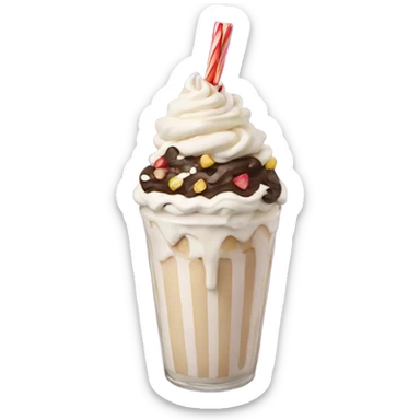 Birthday cake milkshake  sticker