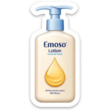 Body lotion / Body cream sticker