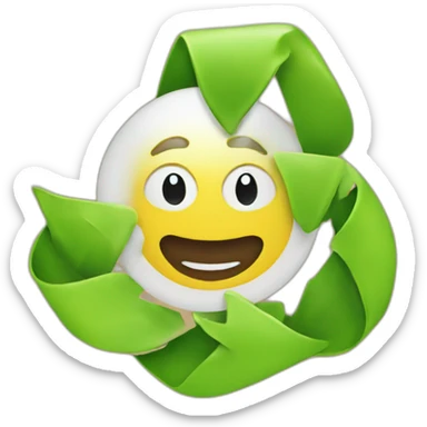 sustainable emoji sticker