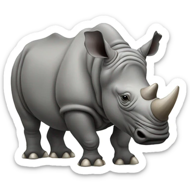 Rhino sticker