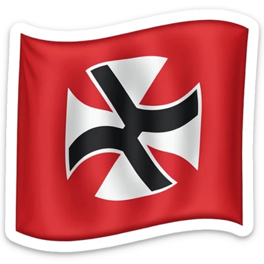 Nazi flag sticker
