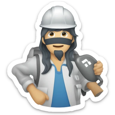 La señal de prevención de accidentes por piso húmedo sticker