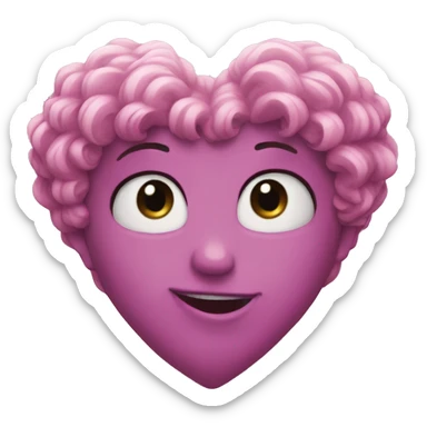 Aesthetic heart sticker