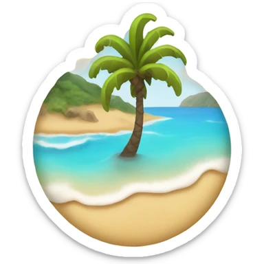Beach sticker
